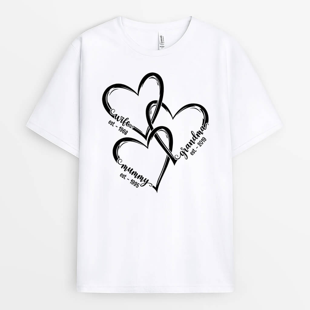 1943AUK2 personalised mummy wife grandma with heart t shirt_3ef266f9 50e5 4361 8ffe ebef52d9e9cc