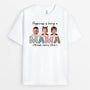 1945AUK1 personalised happiness is being a mummy grandma t shirt