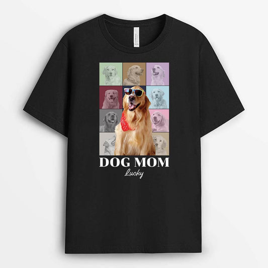 1948AUK1 personalised best dog mum dog dad photo version t shirt