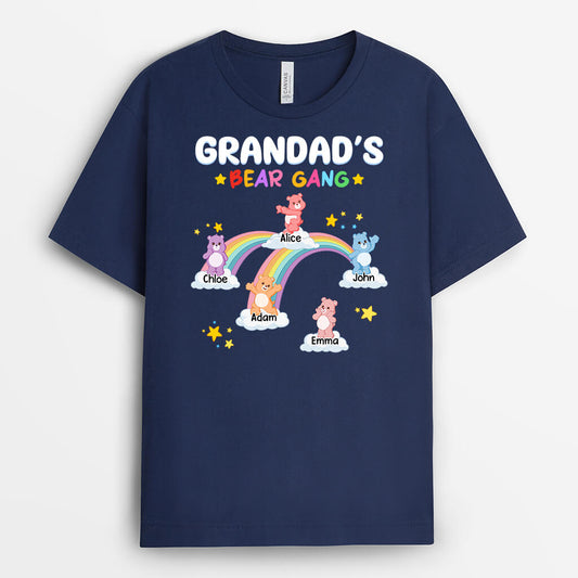 1951AUK2 personalised mummy grandmas bear gang t shirt