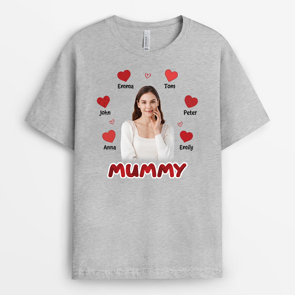 1956AUK2 personalised grandma mummy t shirt