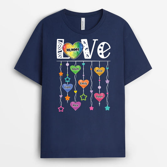 1958AUK1 personalised grandmother with love t shirt