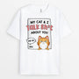 1961AUK2 personalised my cat i talk sht about you t shirt