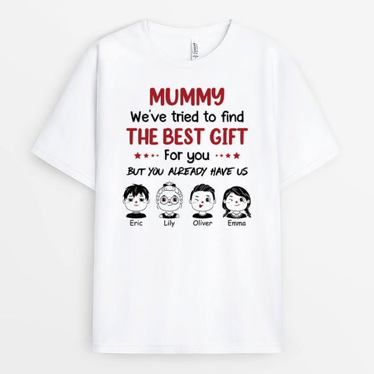 1966AUK1 personalised weve tried to find the best gift for mummy t shirt