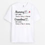 1985AUK1 personalised mum grandma t shirt