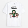 2014AUK1 personalised super mama t shirt