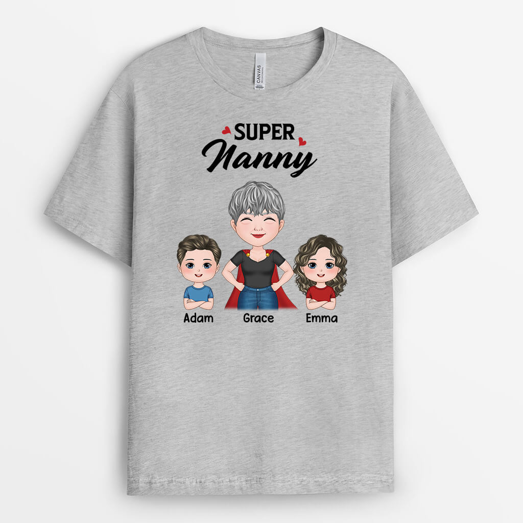 2014AUK2 personalised super mama t shirt