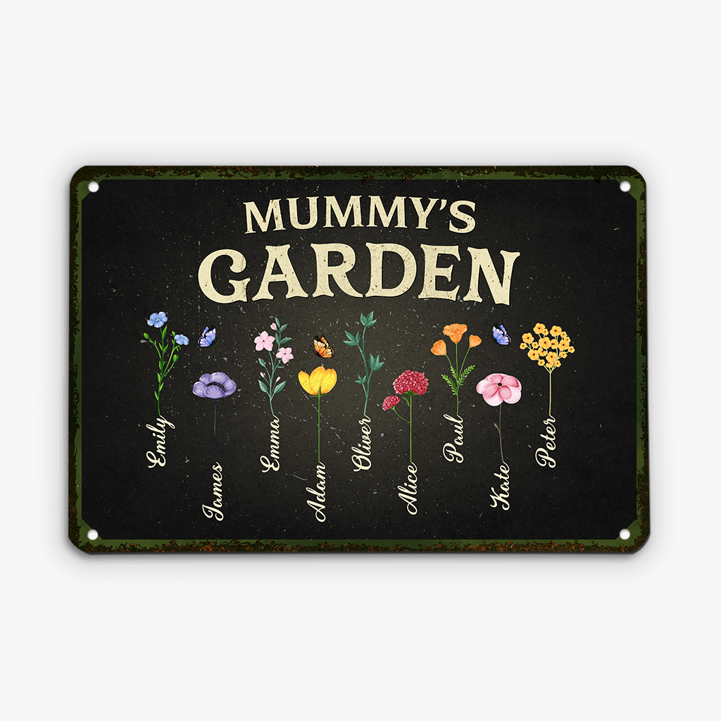 2021EUK2 personalised mother grandmothers garden metal sign_6a9a652e c169 4ce1 8d84 269dda9e5600