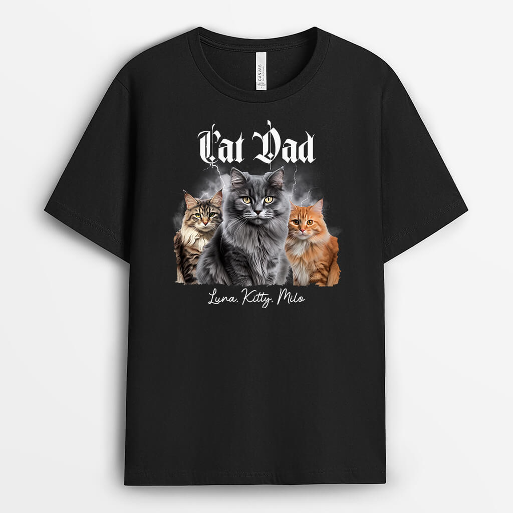 Personalised cat hot sale t shirt