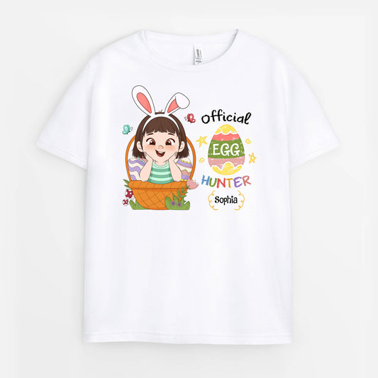 2033AUK1 personalised official egg hunters kid t shirt_8d458a08 80d5 45b9 abc0 0ebe1bd339c3