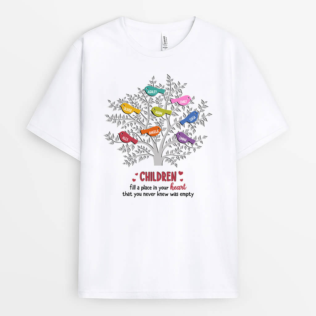 2042AUK1 personalised grandkids hold our hands for just a while but our hearts forever t shirt