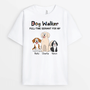 2048AUK1 personalised dogs walker t shirt