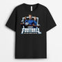 2069AUK1 personalised football isnt just a game its my life t shirt