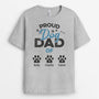 2083AUK2 personalised proud dog daddy of t shirt