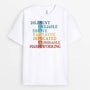 2092AUK1 personalised dad acrostic poem t shirt