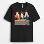 2097AUK1 personalised beautiful fearless and lovely mum t shirt