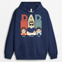 2101AUS2 personalized grandad dad t shirt
