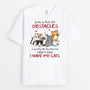 2110AUK1 personalised life is full of obstacles i dont care i have my cat t shirt