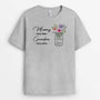 2122AUK2 personalised mumy and grandma since t shirt