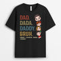 2126AUK1 personalised great dad and kids t shirt