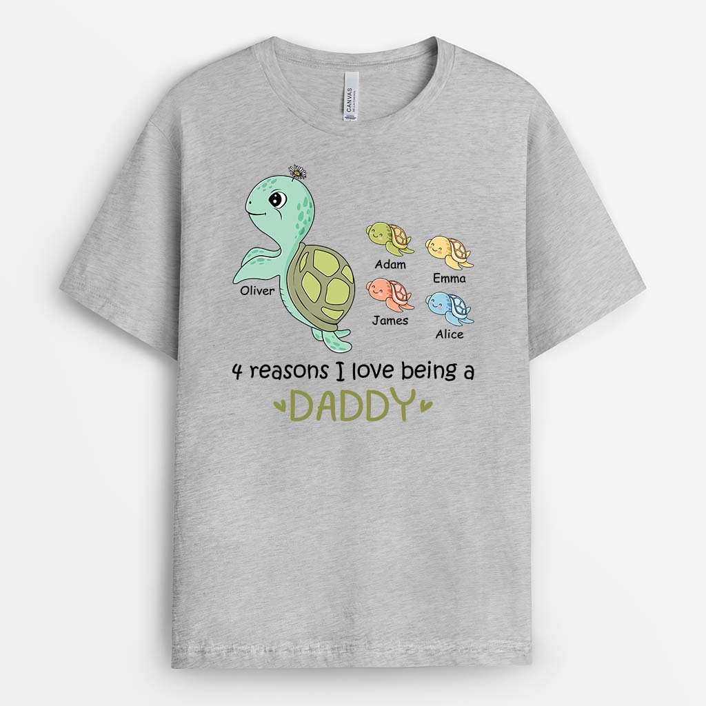 2129AUK2 personalised four reasons i love being a grandma t shirt_6c1781d2 af43 4ed8 93fe 1a3be4921592