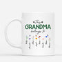 2132MUS1 this grandma belongs to mug with flowers custom gifts for grandma 2132m8v7a