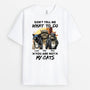 2136AUK1 personalised dont tell me what to do youre not my cats t shirt