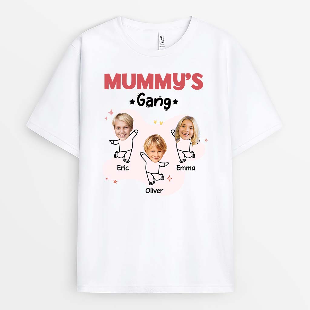 2139AUK1 personalised my best mummy grandmas gang t shirt