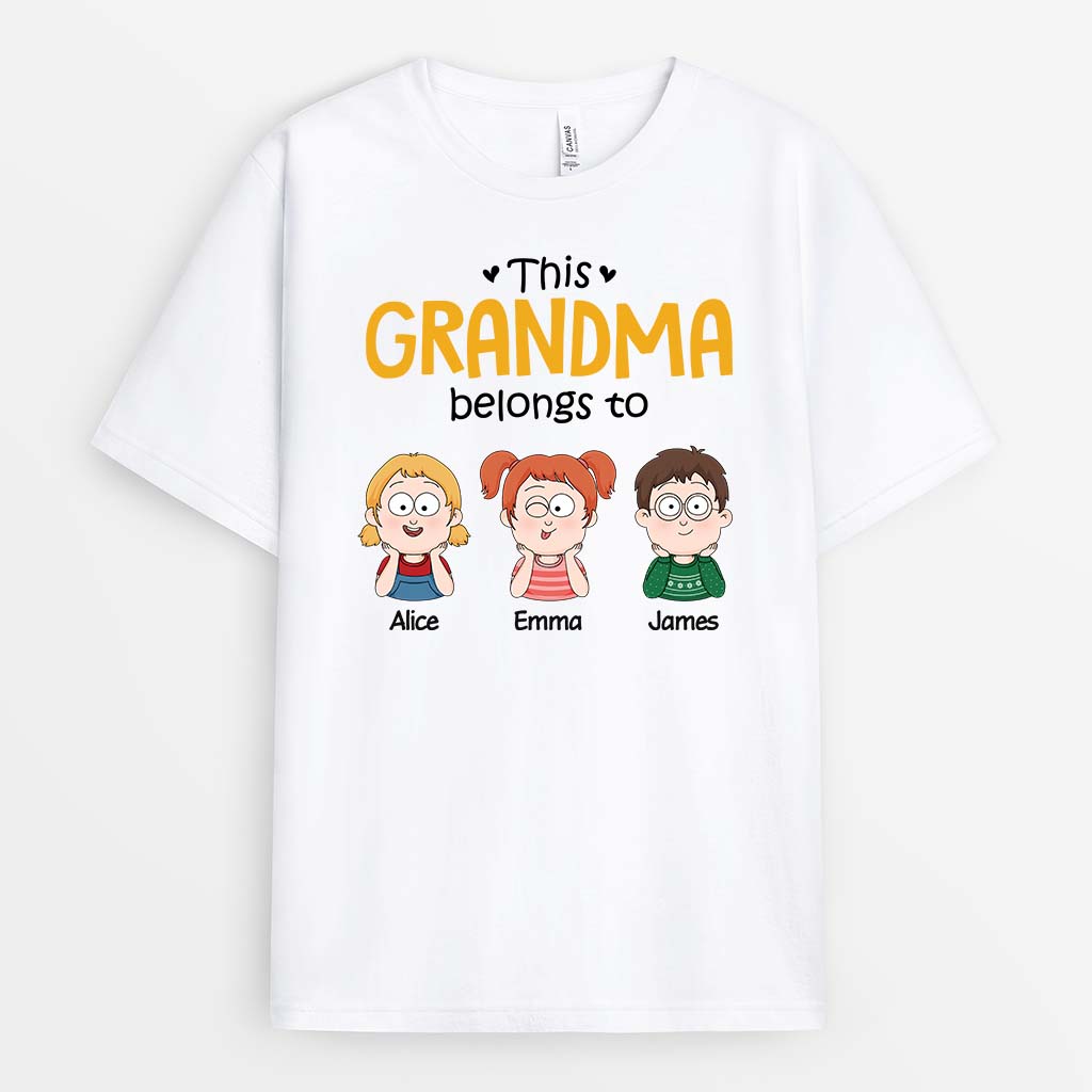 2141AUK1 personalised this perfect mummy grandma belongs to t shirt_9fbe8cfe 25b1 4b82 ac79 3f3388ff739e