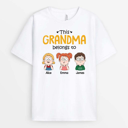 2141AUK1 personalised this perfect mummy grandma belongs to t shirt_9fbe8cfe 25b1 4b82 ac79 3f3388ff739e