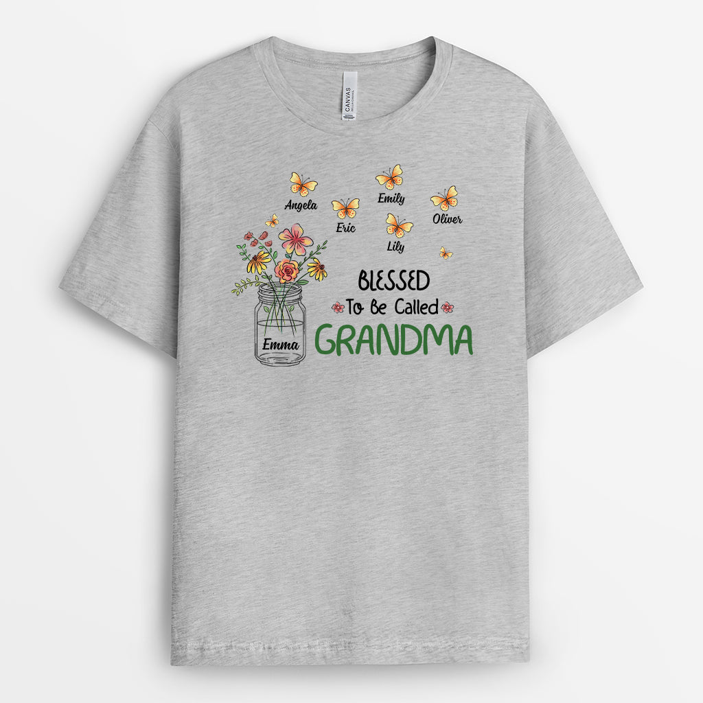 2151AUS2 personalized blessed to be called mom t shirt_png