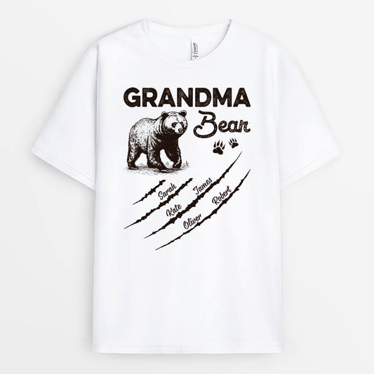 2171AUK1 personalised best mama bear t shirt