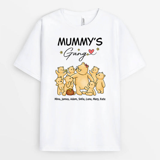 2172AUK1 personalised mum grandmas bear gang t shirt