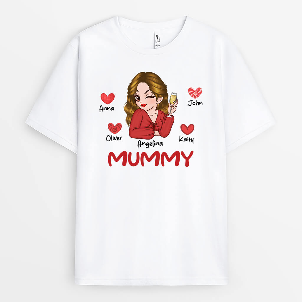 2186AUK1 personalised my slay grandma t shirt