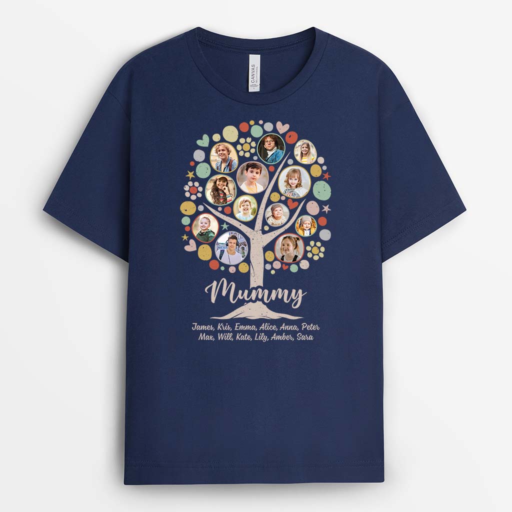 2192AUK1 personalised my best grandma with family tree t shirt_16104500 dda5 4b0d 9d32 3197f736d3b8