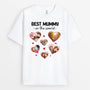 2203AUK1 personalised the best mummy in the world t shirt