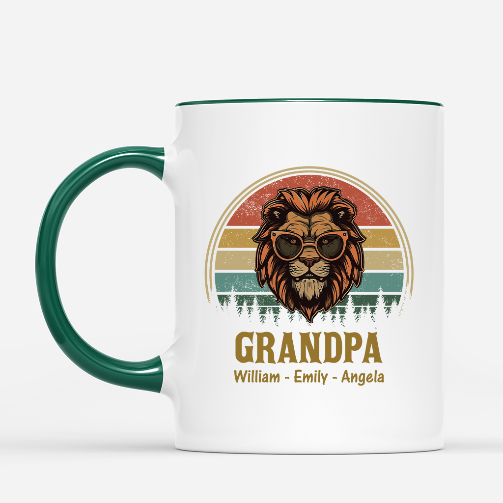 2212MUS2 custom gifts for dad daddy bear coffee mug 2212M3H5B
