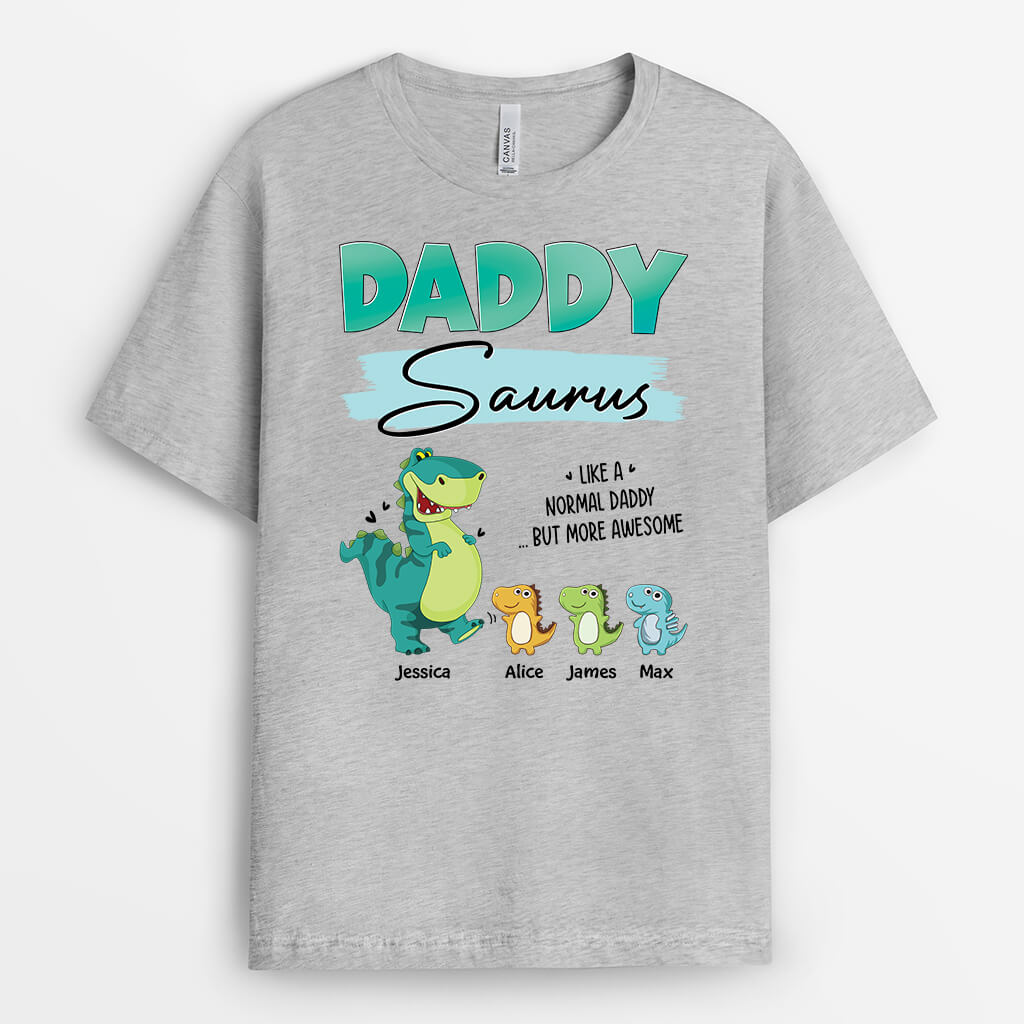 2224AUK2 personalised dadsaurus t shirt_7769b2a3 50f1 4ffd b8d0 6111a00b11ff