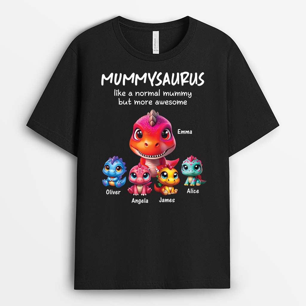 2227AUK2 personalised mommysaurus grandmasaurus like normal but cooler t shirt_3f038ea0 0cef 45d2 866b 22bae81d1740