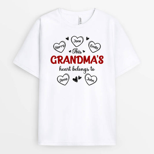 2232AUK1 personalised this best grandpas heart belongs to t shirt_2_4ce086a9 070c 46d6 95ba faed97f6999d