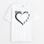 2233AUK2 personalised mummy with heart t shirt