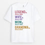2250AUS1 personalised best legend wife mommy and grandma since t shirt_767c20aa 4066 49be 880e 1d4f87f460b8