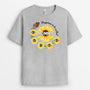 2251AUS2 personalised best happiness is being a grandma t shirt