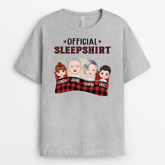 2252AUK2 personalised best official sleepshirt for family t shirt