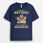 2258AUK1 personalised a professional grandpa sleepshirt bear t shirt