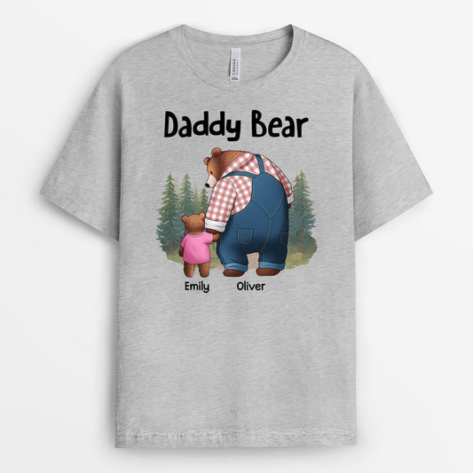 2264AUK2 personalised mum bear t shirt