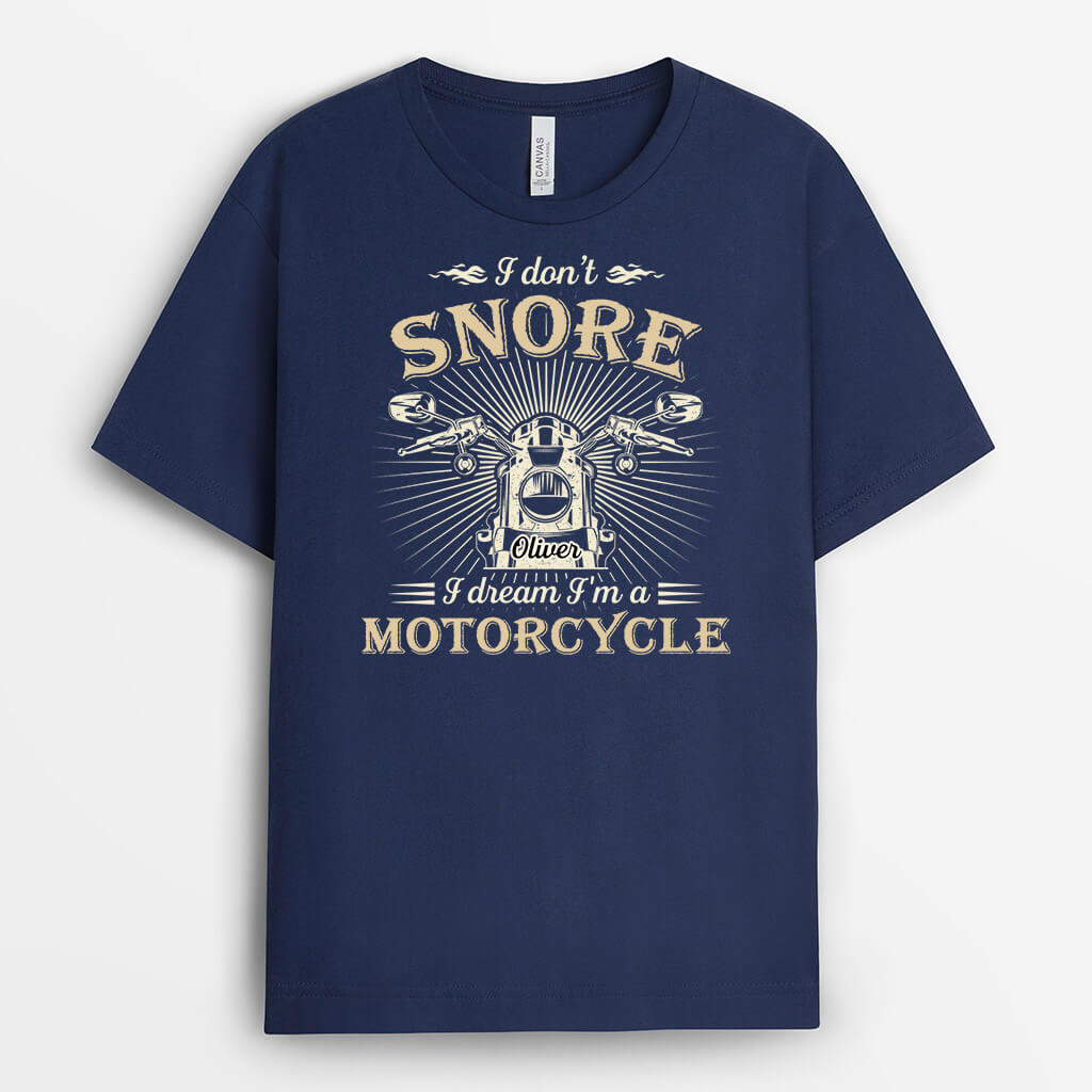 2299AUK1 personalised i dream im a motorcycle t shirt_2