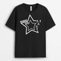 2311AUK1 personalised grandad and dad with star shape t shirt_2