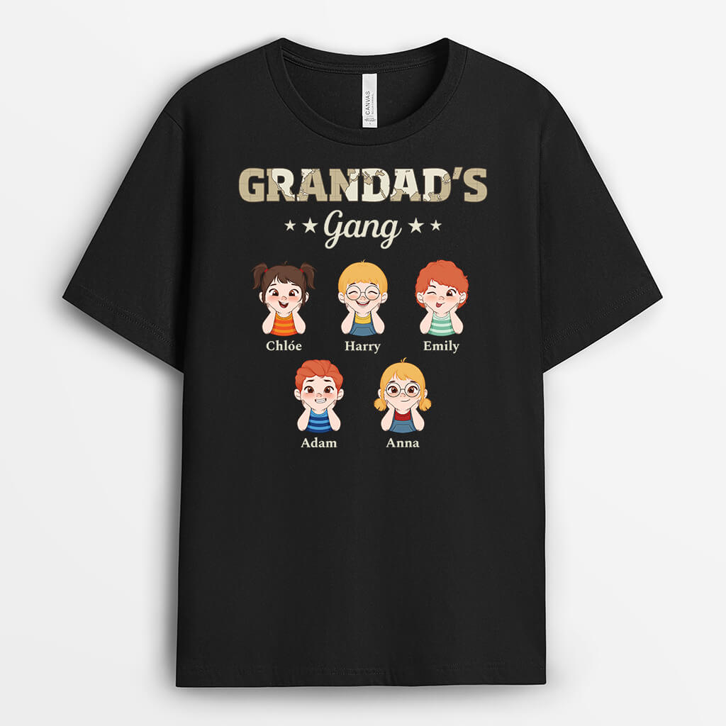 2317AUK1 personalised dad grandads gang t shirt_ff8b3cc1 4244 4af5 a9a3 b995e824a242