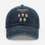 2317AUS1 grandpa gang washed cotton cap personalized gifts for grandpadad 2317ajse8b_fa058de6 dd37 4c11 ba26 3b445cac7561